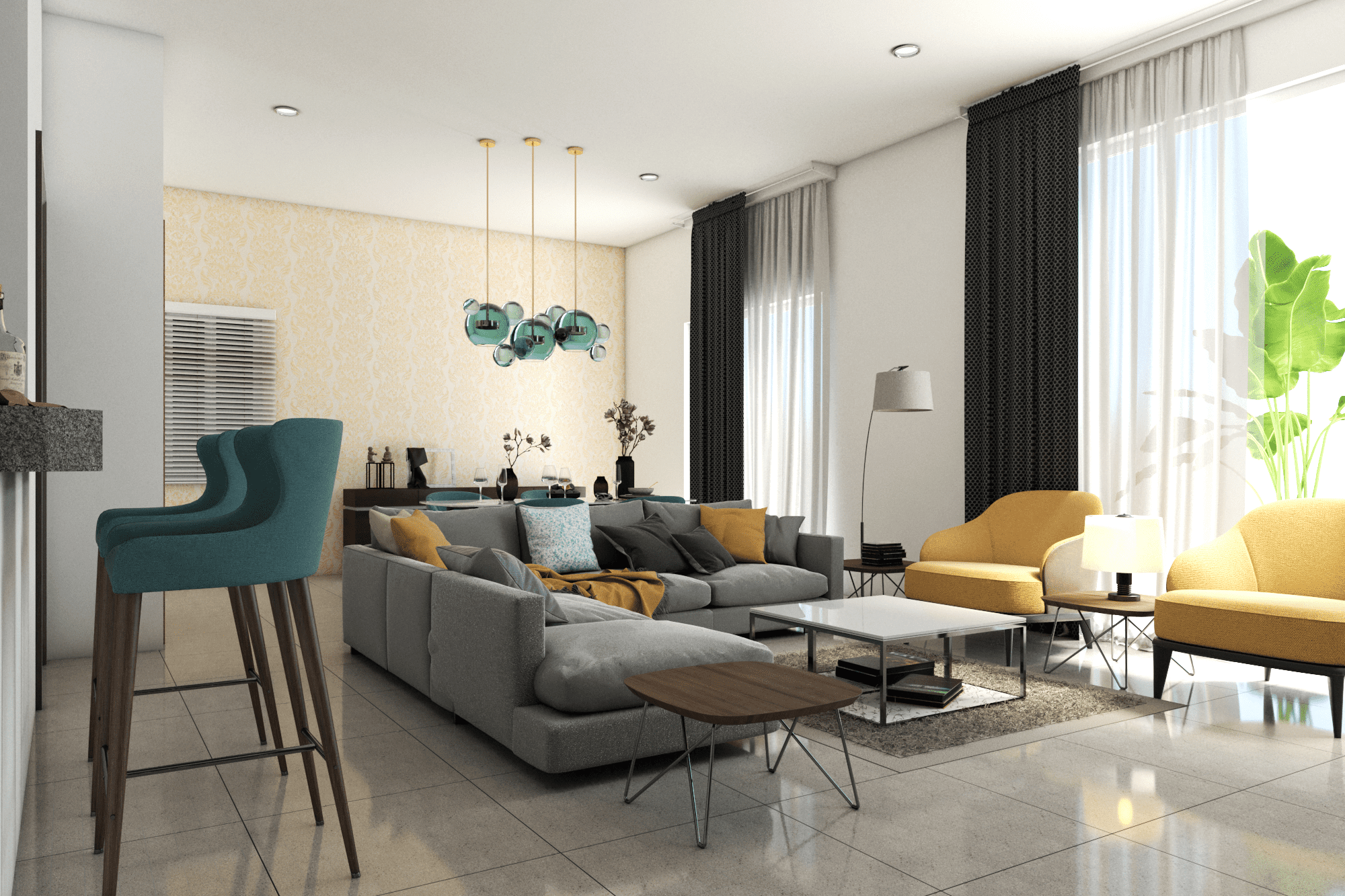 Cromwell Living room interior design