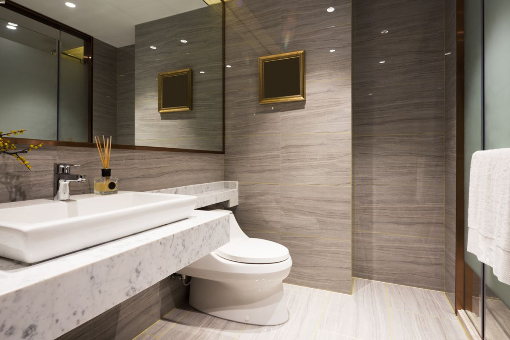 toilet with luxury design