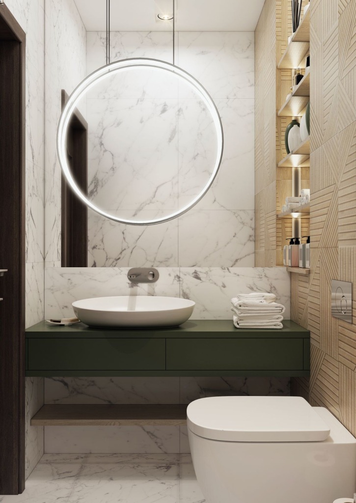 Toilet with luxury design